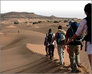Trekking por el desierto de Erg Chigaga
